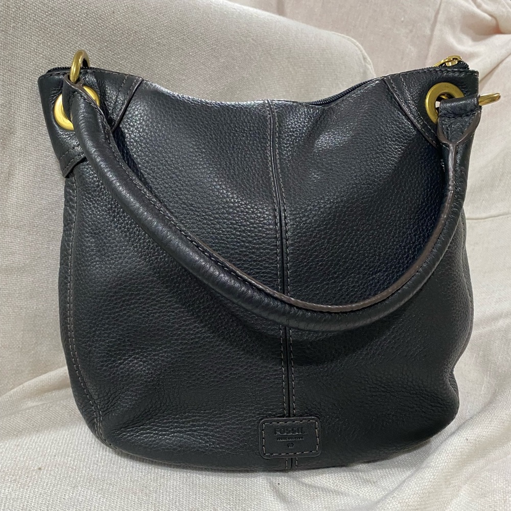 Fossil Dark Brown Shoulder Bag
